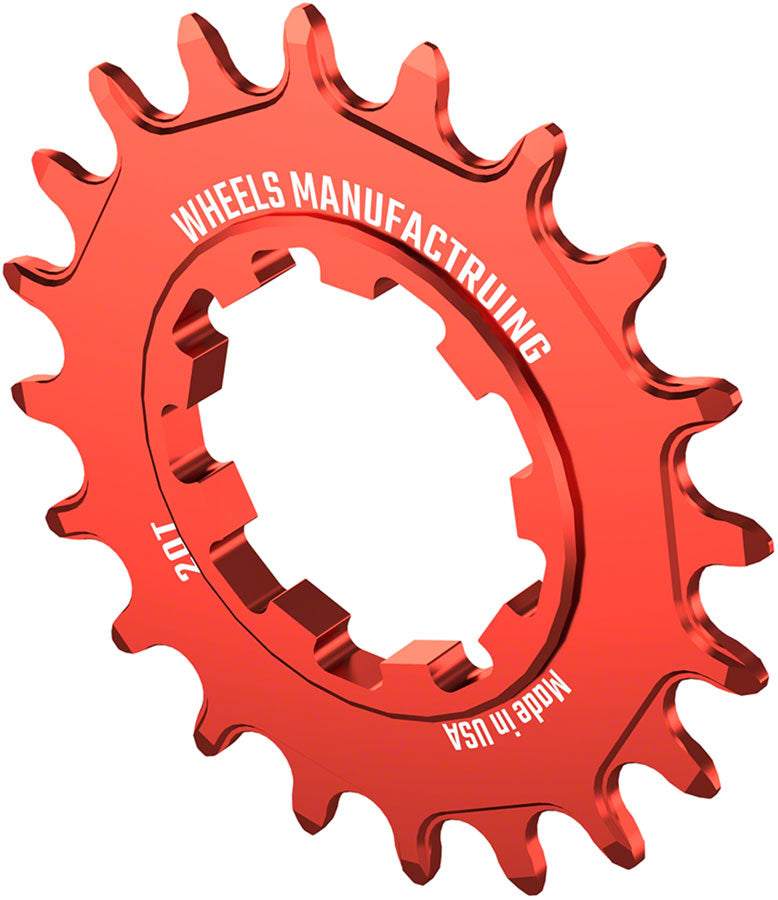 Load image into Gallery viewer, Wheels Manufacturing SOLO-XD Cog - 20t, Red
