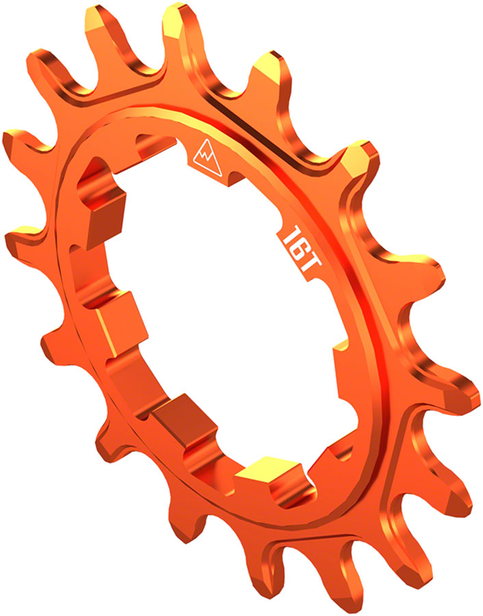 Load image into Gallery viewer, Wheels Manufacturing SOLO-SPEED Cog - 16t, Fits SOLO-SPLINE and SOLO-XD kits, Orange