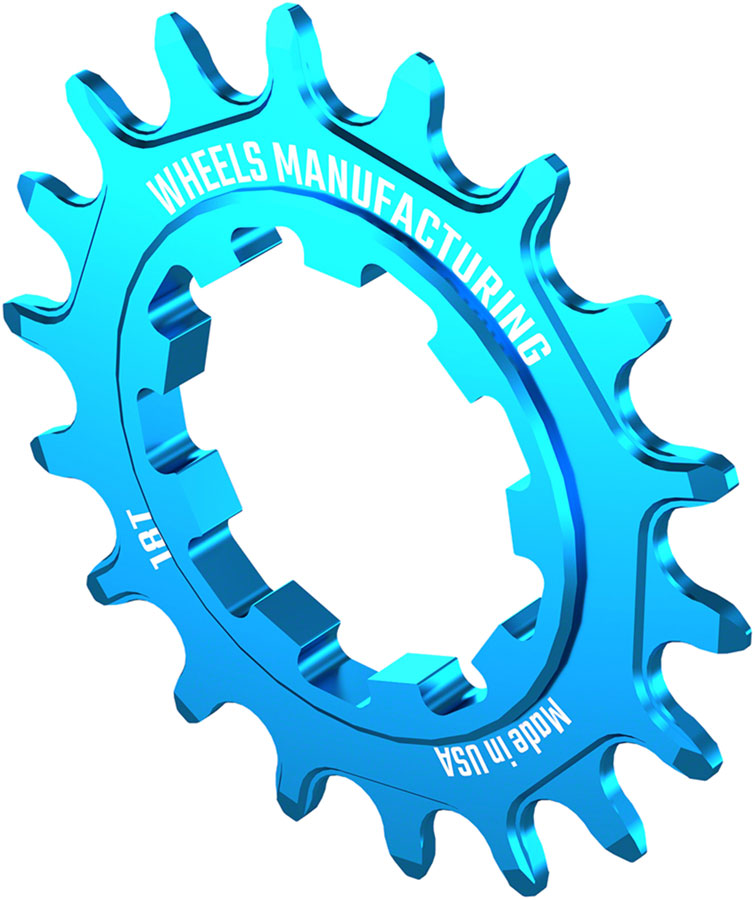 Load image into Gallery viewer, Wheels Manufacturing SOLO-SPEED Cog - 18t, Fits SOLO-SPLINE and SOLO-XD kits, Teal
