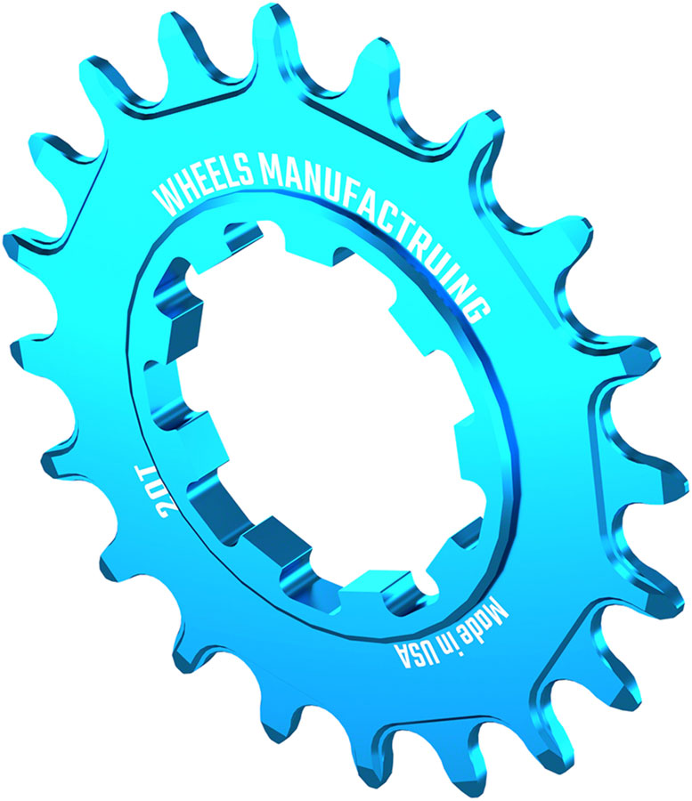 Load image into Gallery viewer, Wheels Manufacturing SOLO-SPEED Cog - 20t, Fits SOLO-SPLINE and SOLO-XD kits, Teal