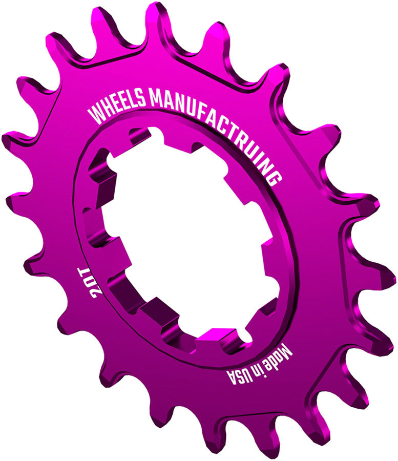 Load image into Gallery viewer, Wheels Manufacturing SOLO-SPEED Cog - 20t, Fits SOLO-SPLINE and SOLO-XD kits, Purple