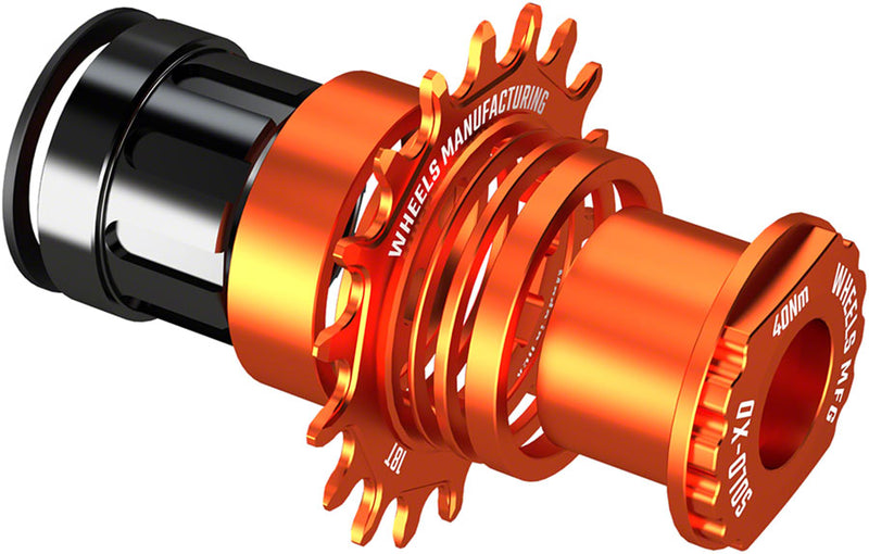 Load image into Gallery viewer, Wheels Manufacturing SOLO-XD XD/XDR Single Speed Conversion Kit - 18t, For SRAM XD/XDR Freehub, Orange