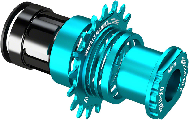 Load image into Gallery viewer, Wheels Manufacturing SOLO-XD XD/XDR Single Speed Conversion Kit - 18t, For SRAM XD/XDR Freeubs, Teal