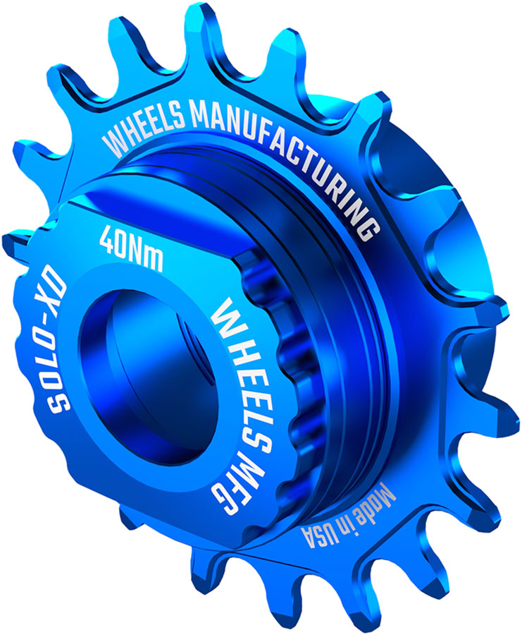 Load image into Gallery viewer, Wheels Manufacturing SOLO-XD XD/XDR Single Speed Conversion Kit - 18t, For SRAM XD/XDR Freeubs, Blue