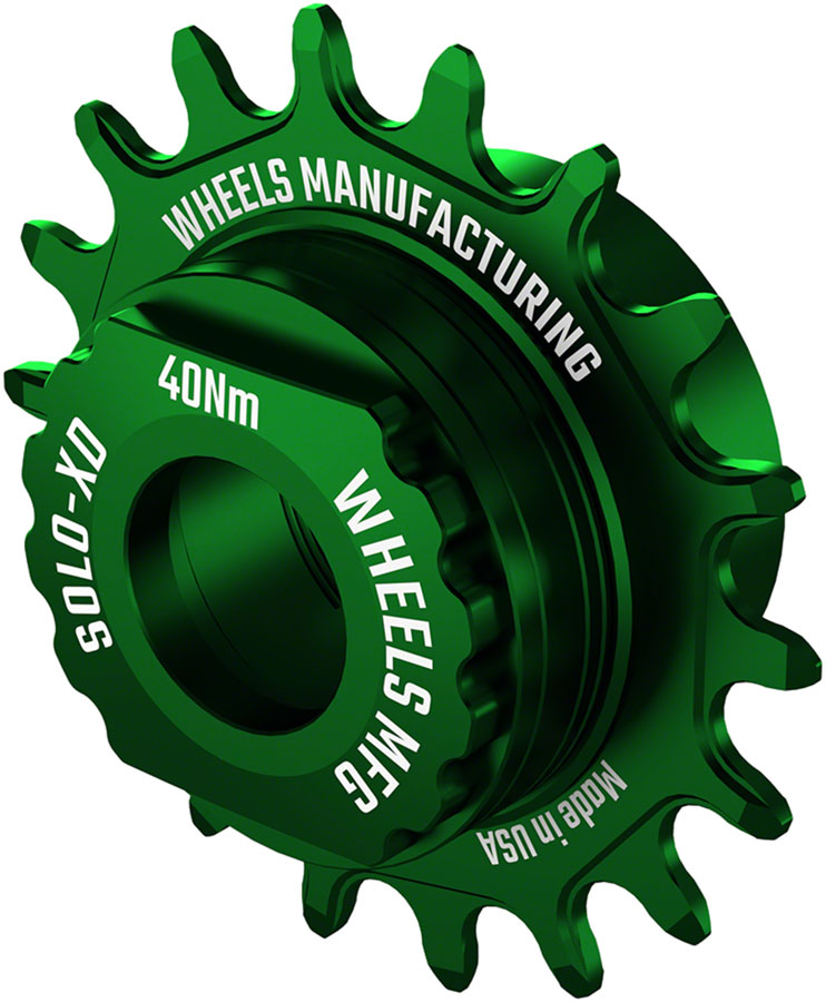 Load image into Gallery viewer, Wheels Manufacturing SOLO-XD XD/XDR Single Speed Conversion Kit - 18t, For SRAM XD/XDR Freeubs, Green
