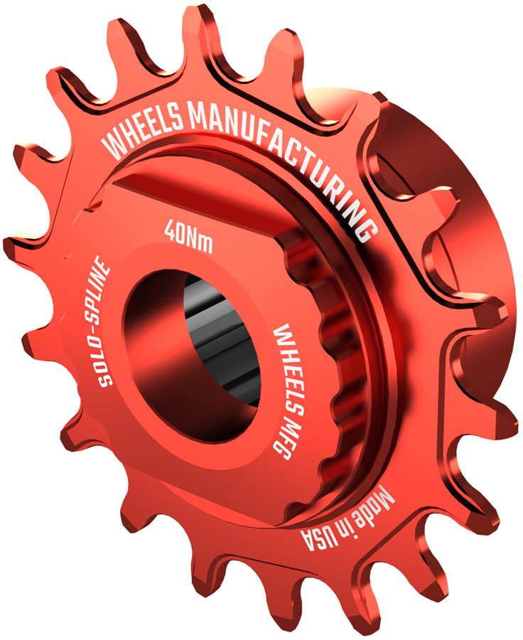Load image into Gallery viewer, Wheels Manufacturing SOLO-SPLINE Micro Spline Single Speed Conversion Kit - 18t, For Shimano Micro Spline Hub Bodies,