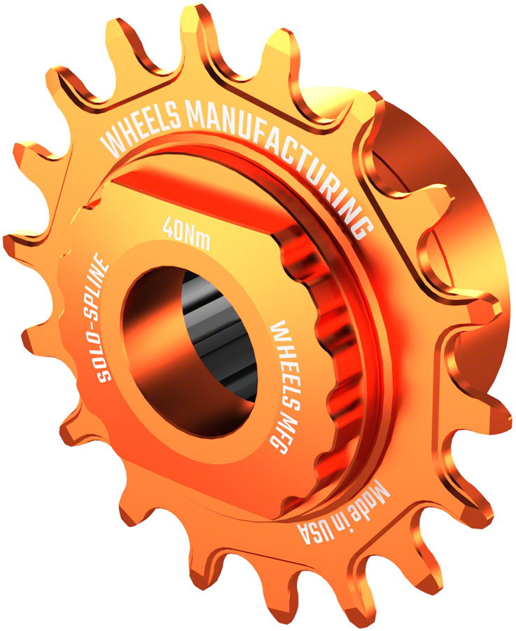 Load image into Gallery viewer, Wheels Manufacturing SOLO-SPLINE Micro Spline Single Speed Conversion Kit - 18t, For Shimano Micro Spline Hub Bodies,