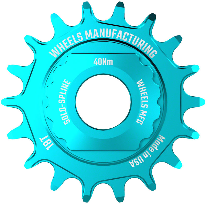 Load image into Gallery viewer, Wheels Manufacturing SOLO-SPLINE Micro Spline Single Speed Conversion Kit - 18t, For Shimano Micro Spline Hub Bodies,