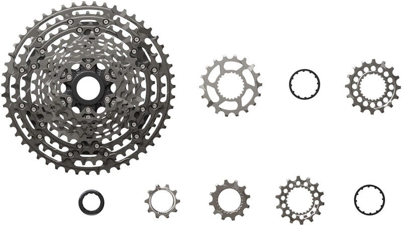 Load image into Gallery viewer, Shimano XTR CS-M9200-12 Cassette - 12-Speed, 10-51t, Hyperglide+, Micro Spline, Gray