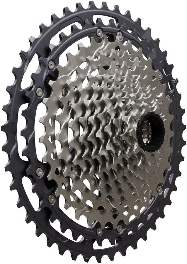 Load image into Gallery viewer, Shimano Deore XT CS-M8200-12 Cassette - 12-Speed, 9-45t, Hyperglide+, Micro Spline, Gray/Silver