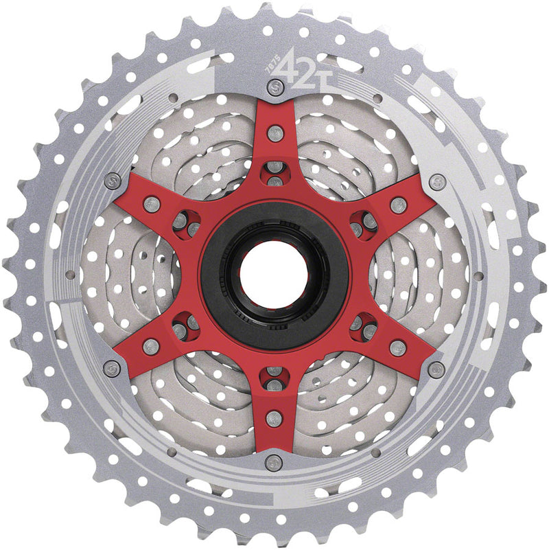 Load image into Gallery viewer, SunRace MX9X Cassette - 11-Speed, 10-42t, Metallic Silver, For XD Driver Body