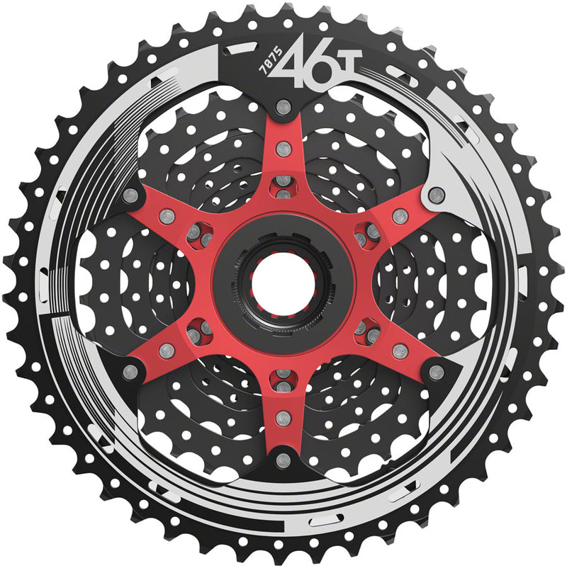 Load image into Gallery viewer, SunRace MX9X Cassette - 11-Speed, 10-46t, Black Chrome, For XD Driver Body
