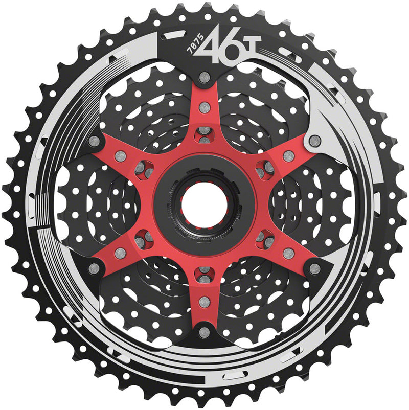 Load image into Gallery viewer, SunRace MX9X Cassette - 11-Speed, 10-46t, Black Chrome, For XD Driver Body