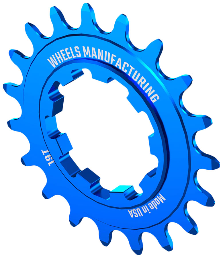 Load image into Gallery viewer, Wheels Manufacturing SOLO-SPEED Cog - 19t, Fits SOLO-SPLINE and SOLO-XD kits, Blue