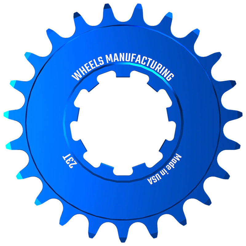 Load image into Gallery viewer, Wheels Manufacturing SOLO-SPEED Cog - 23t, Fits SOLO-SPLINE and SOLO-XD kits, Blue