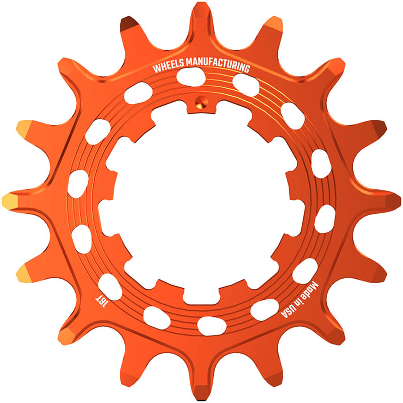 Load image into Gallery viewer, Wheels Manufacturing SOLO HG Cog - 16t, Fits SOLO-HG Kits, Orange