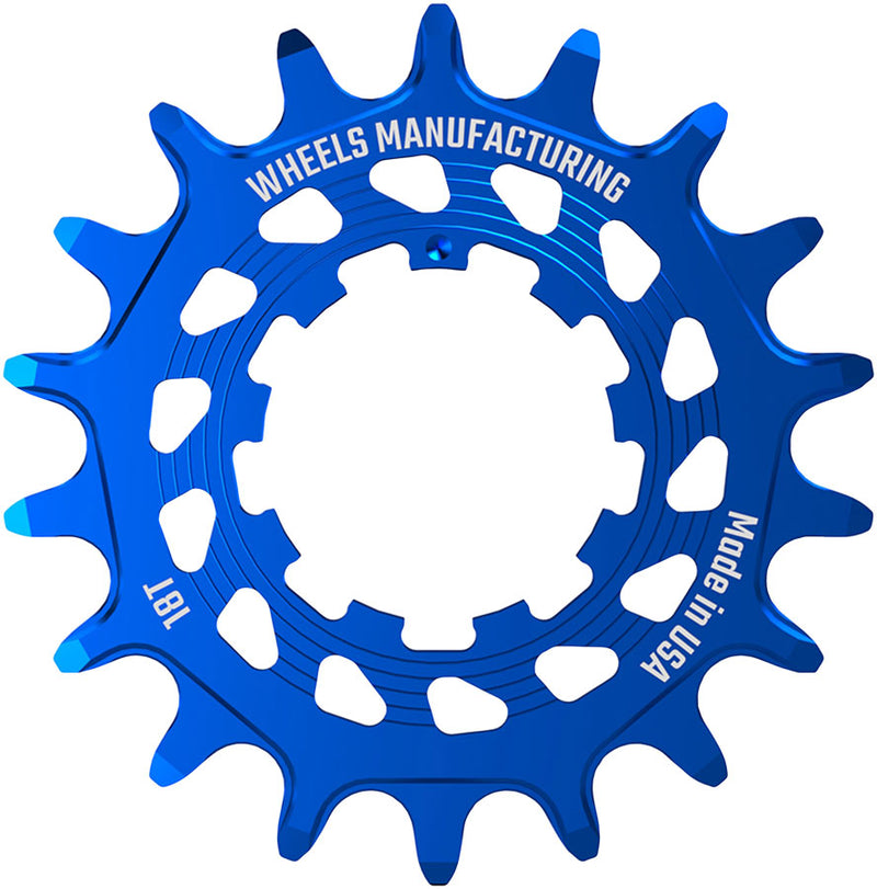 Load image into Gallery viewer, Wheels Manufacturing SOLO HG Cog - 18t, Fits SOLO-HG Kits, Blue