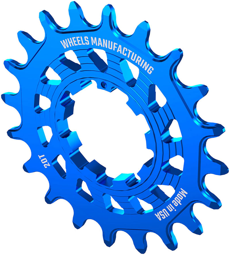 Load image into Gallery viewer, Wheels Manufacturing SOLO HG Cog - 20t, Fits SOLO-HG Kits, Blue