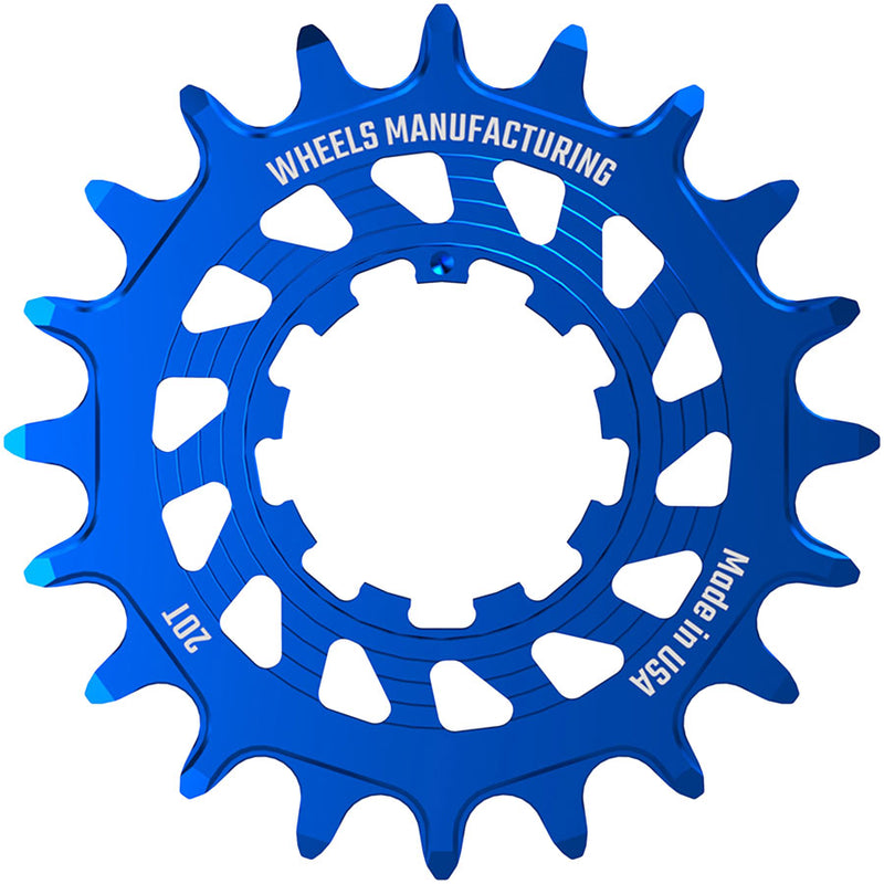 Load image into Gallery viewer, Wheels Manufacturing SOLO HG Cog - 20t, Fits SOLO-HG Kits, Blue