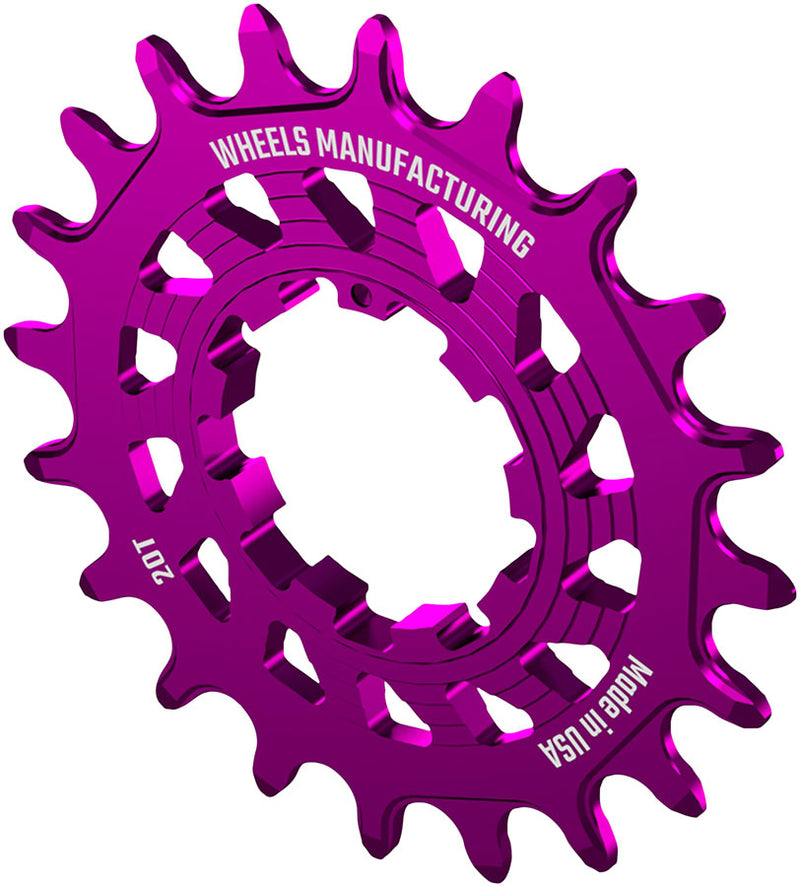 Load image into Gallery viewer, Wheels Manufacturing SOLO HG Cog - 20t, Fits SOLO-HG Kits, Purple
