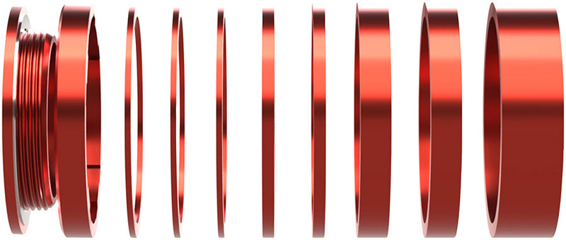 Load image into Gallery viewer, Wheels Manufacturing SOLO-HG Single Speed Conversion Kit - For HG Style Hubs, Red