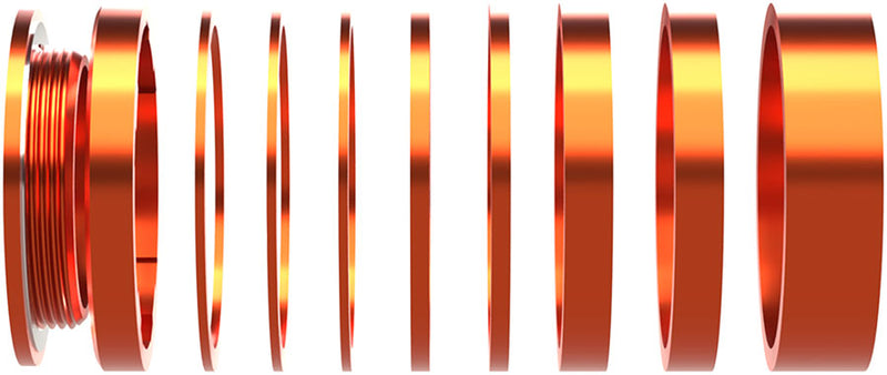 Load image into Gallery viewer, Wheels Manufacturing SOLO-HG Single Speed Conversion Kit - For HG Style Hubs, Orange