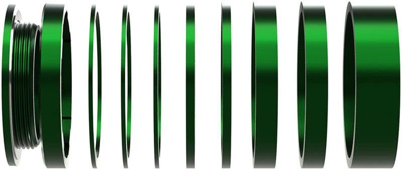 Load image into Gallery viewer, Wheels Manufacturing SOLO-HG Single Speed Conversion Kit - For HG Style Hubs, Green