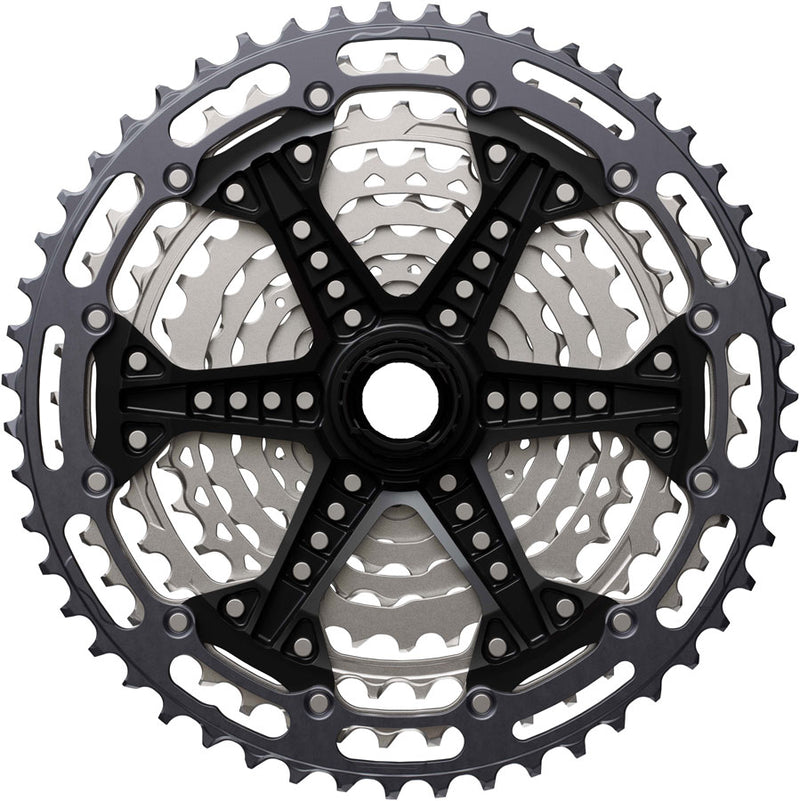 Load image into Gallery viewer, Shimano Deore CS-M7200-12 Cassette - 12-Speed, 10-51t, Hyperglide+, Micro Spline, Silver/Black