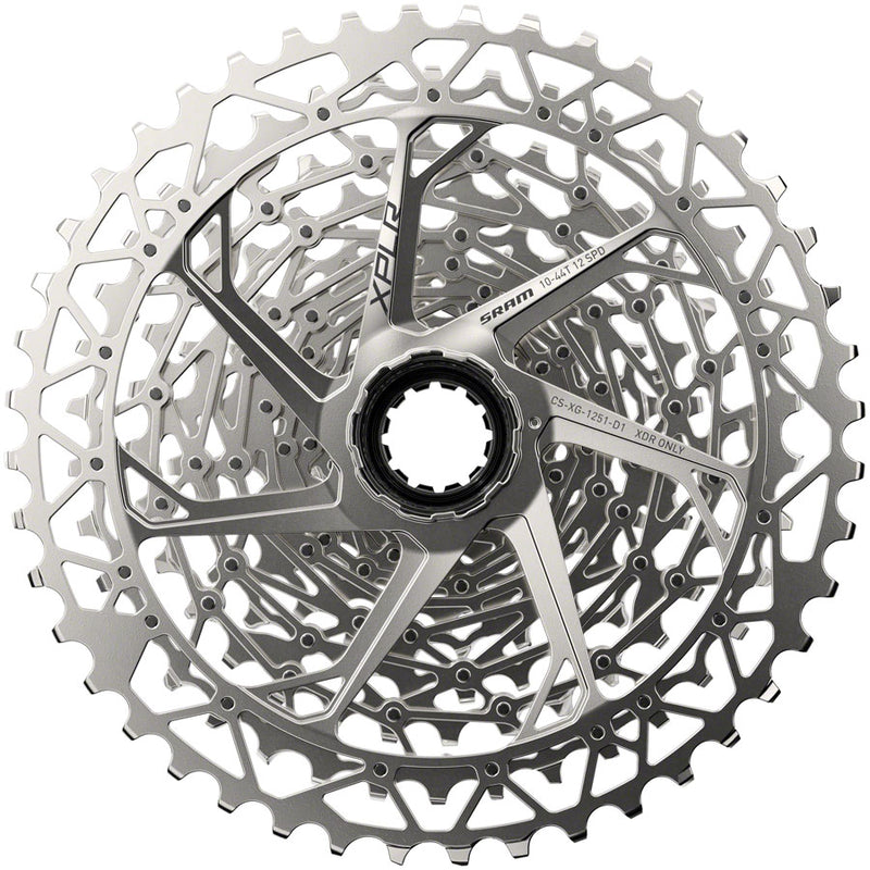 Load image into Gallery viewer, SRAM XPLR XG-1251 Cassette - 12-Speed, 10-44t, Silver, For XDR Driver Body, D1