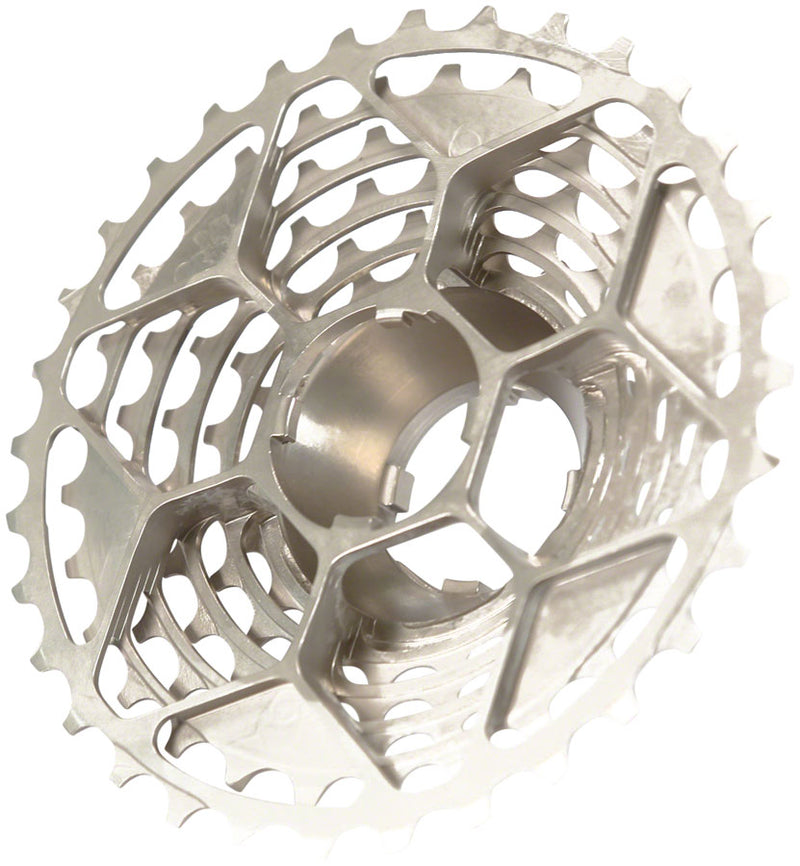 Load image into Gallery viewer, Prestacycle UniBlock PRO Cassette - 12-Speed, For Campagnolo 9-12 Speed Freehub, 11-34t, Silver