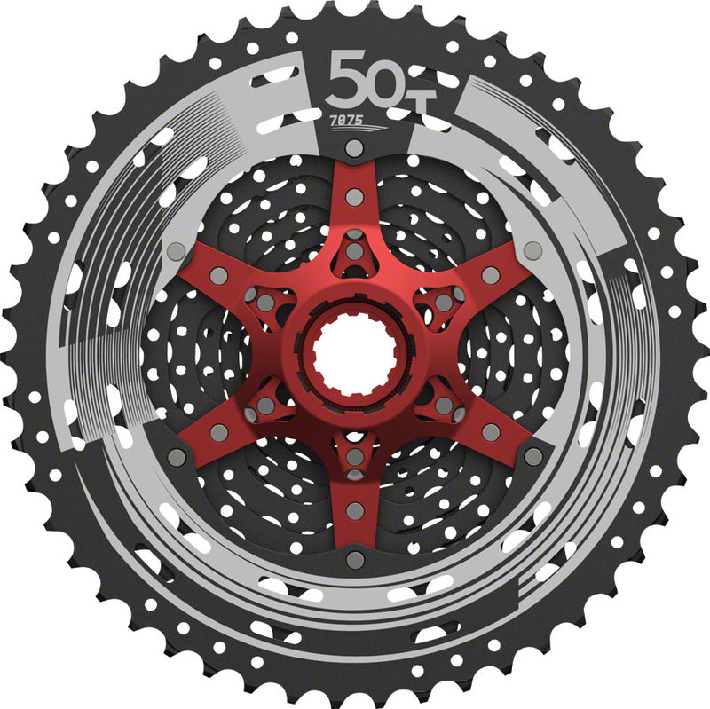 Load image into Gallery viewer, SunRace MX8 Cassette - 11 Speed 11-50t Black Bicycle Part Shimano Cassette Body