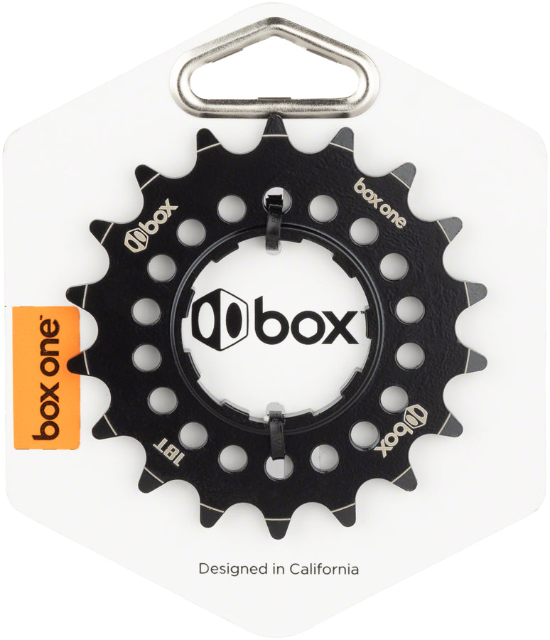 Load image into Gallery viewer, BOX One Cog -18T, 3/32&quot;, Chromoly, Black
