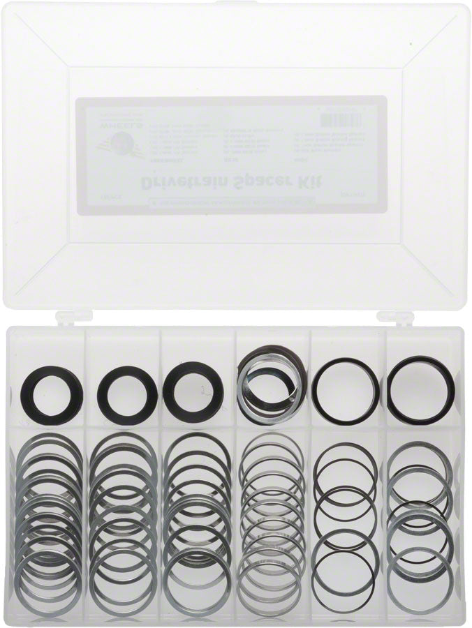 Load image into Gallery viewer, Wheels-Manufacturing-Drivetrain-Spacer-Kit-Cassette-Lockrings-&-Spacers-Universal-SMPT0154