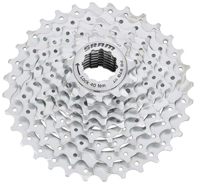 Load image into Gallery viewer, SRAM PG-970 Cassette - 9 Speed, 11-32t, Silver
