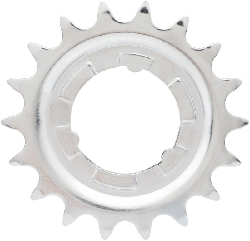 Load image into Gallery viewer, Shimano Nexus 18T Cog Silver For Nexus & Alfine Fits 3 Tab Spline Pattern Driver