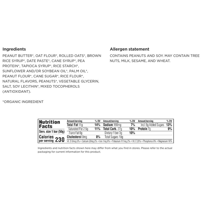 Load image into Gallery viewer, Clif SPECIAL Nut Butter Bars, Peanut Butter, 12/Count