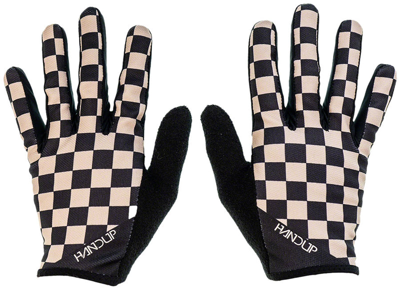 Load image into Gallery viewer, Handup-Most-Days-Gloves-Checkered-Black-Tan-Gloves-Medium-GLVS13729-Cycling-Gloves