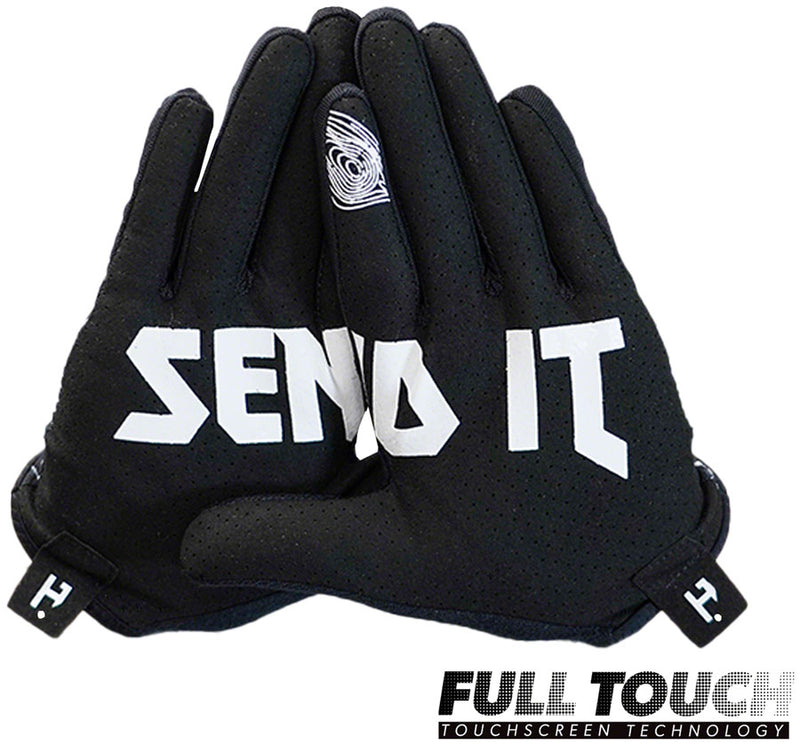 Load image into Gallery viewer, Handup Vented Gloves - Topo Map Black, Small