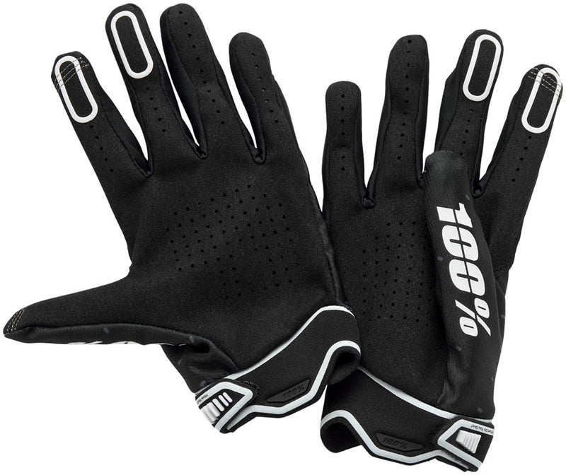 Load image into Gallery viewer, 100% Ridefit Gloves - Black, Medium