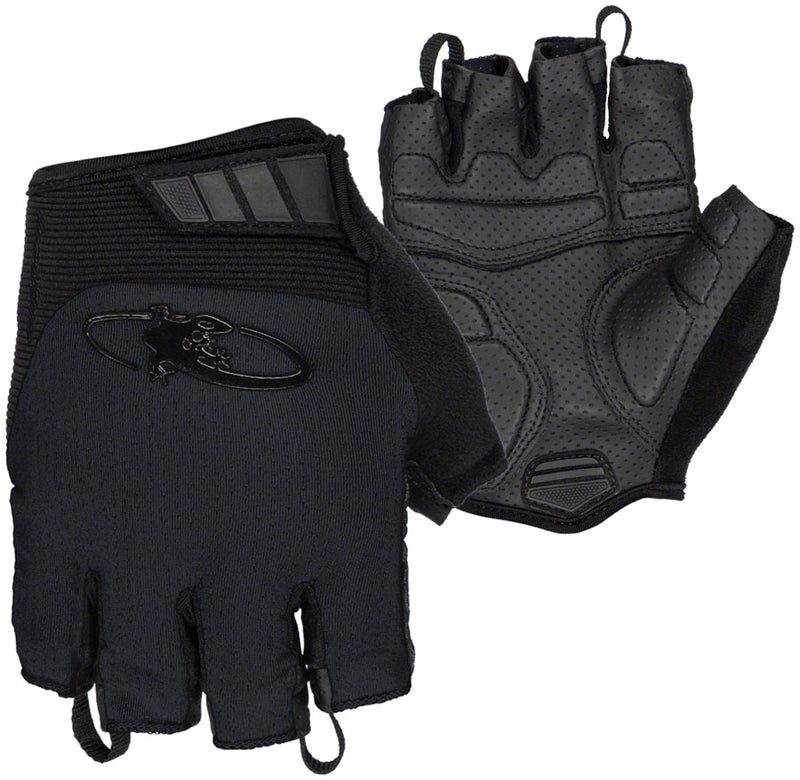 Load image into Gallery viewer, Lizard Skins Aramus Cadence Gloves - Jet Black, Short Finger, Medium