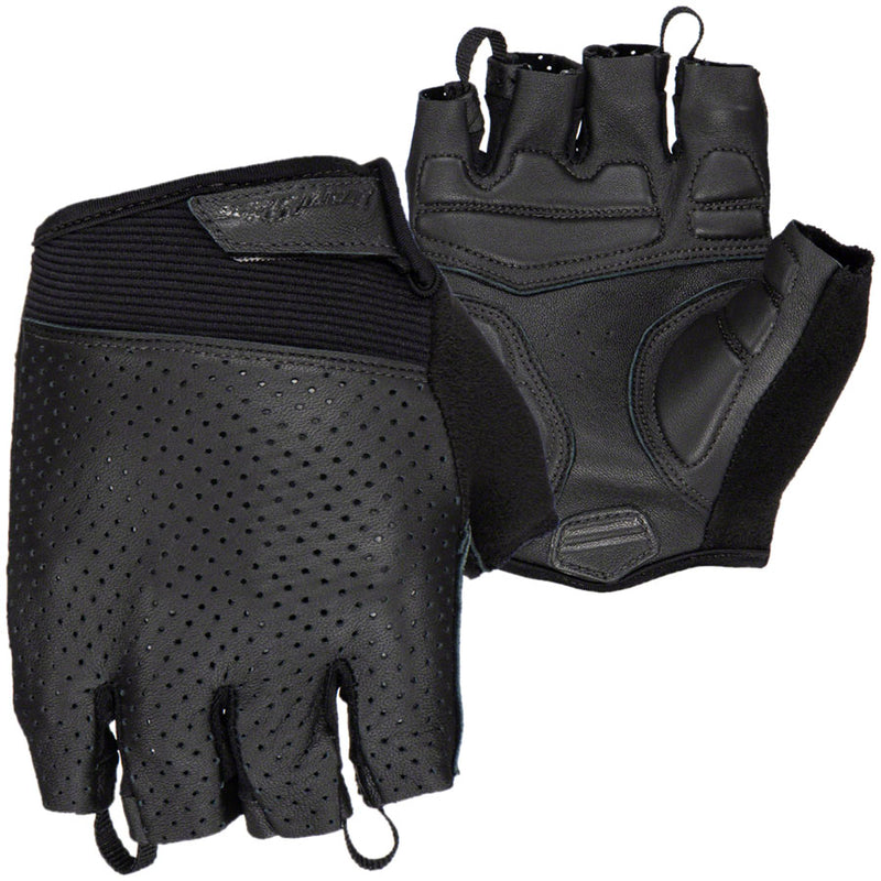 Load image into Gallery viewer, Lizard Skins Aramus Classic Gloves - Jet Black, Short Finger, Large