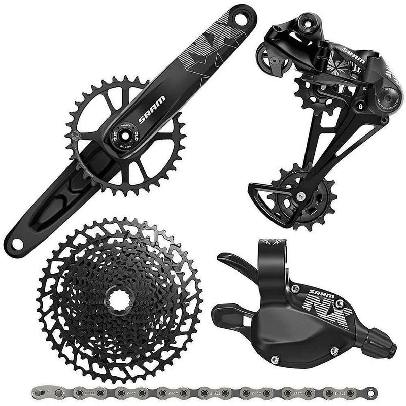 Load image into Gallery viewer, SRAM NX Eagle Groupset: 170mm 32 Tooth DUB Crank, Rear Derailleur, 11-50 12-Speed Cassette, Trigger Shifter, and Chain