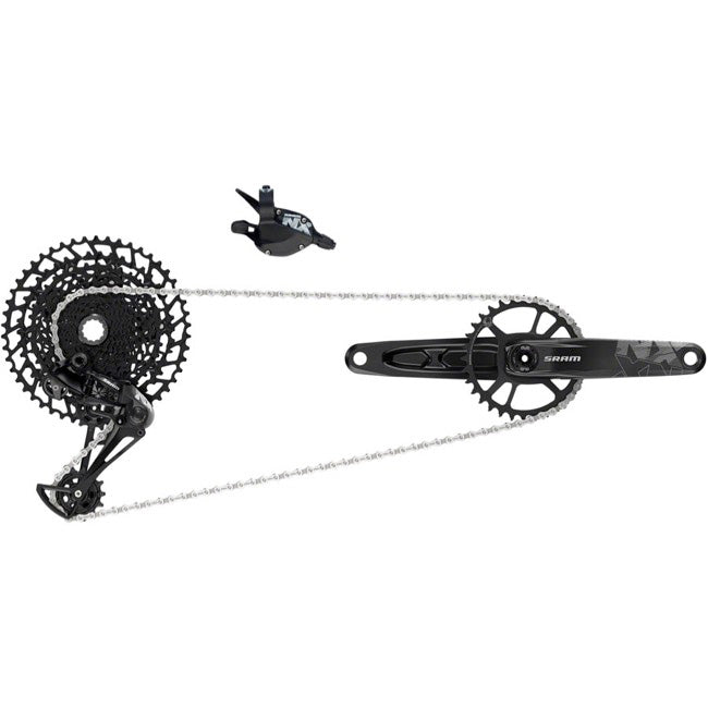 Load image into Gallery viewer, SRAM NX Eagle Groupset: 170mm 32 Tooth DUB Boost Crank, Rear Derailleur, 11-50 12-Speed Cassette, Trigger Shifter, and