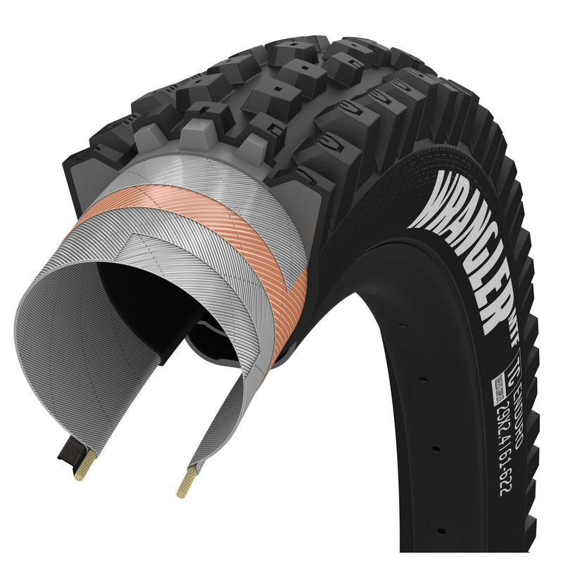 Load image into Gallery viewer, Goodyear Wrangler MTF Enduro Tubeless Tire, 29"x2.6", Black