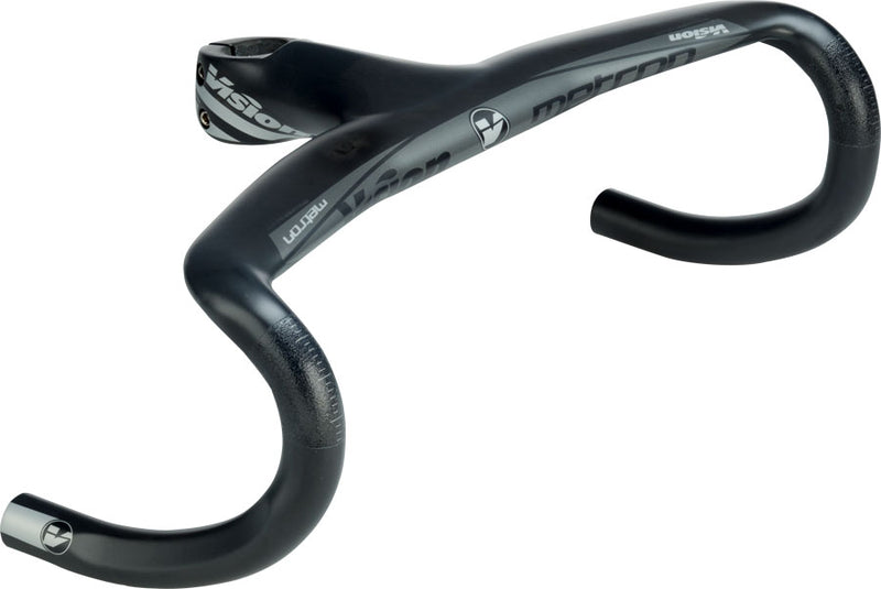 Load image into Gallery viewer, Vision Metron 5D Drop Handlebar - Carbon, Integrated, 42cm, Black, 120mm
