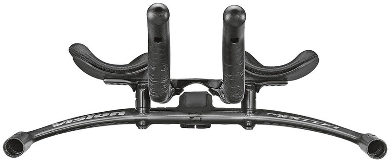 Load image into Gallery viewer, Vision TFA Integrated Handlebar/Aero Bar - Carbon, Integrated 90mm, 40cm, Black, JS Bend