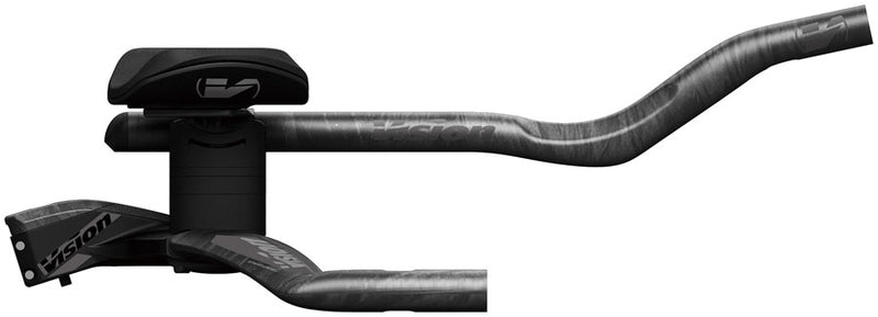 Load image into Gallery viewer, Vision TFA Integrated Handlebar/Aero Bar - Carbon, Integrated 90mm, 40cm, Black, JS Bend