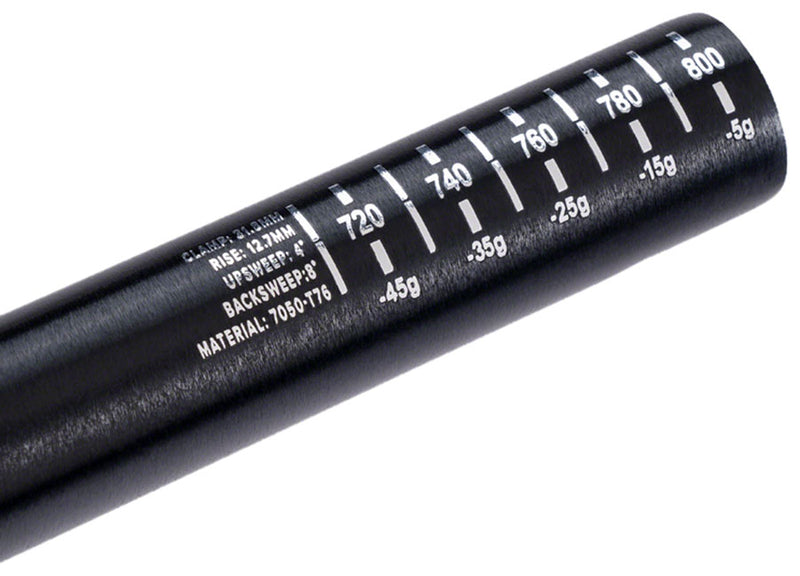 Load image into Gallery viewer, ProTaper A12 Handlebar - 810mm, 12mm Rise, 31.8mm, Aluminum, Polish Black
