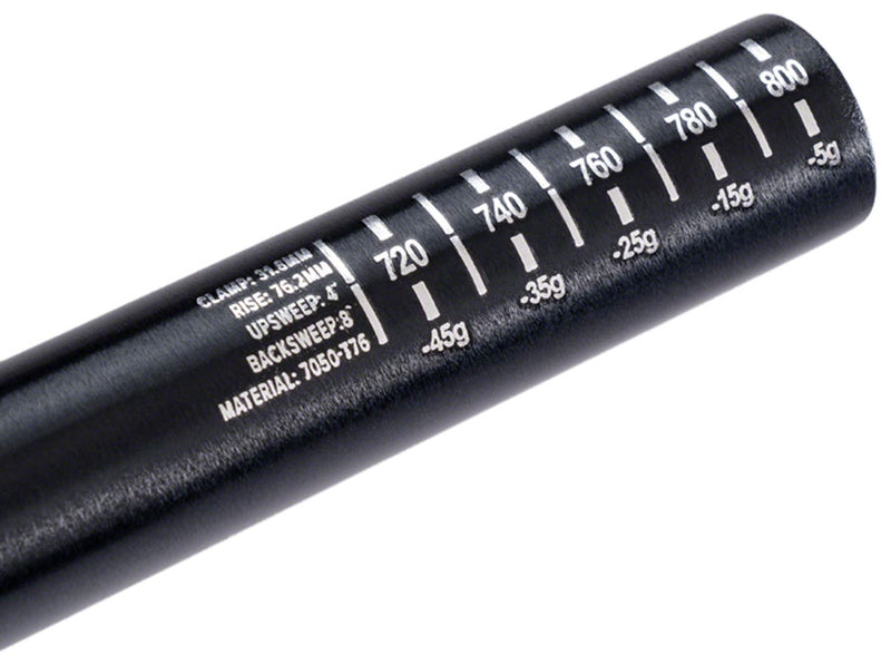 Load image into Gallery viewer, ProTaper A76 Handlebar - 810mm, 76mm Rise, 31.8mm, Aluminum, Polish Black