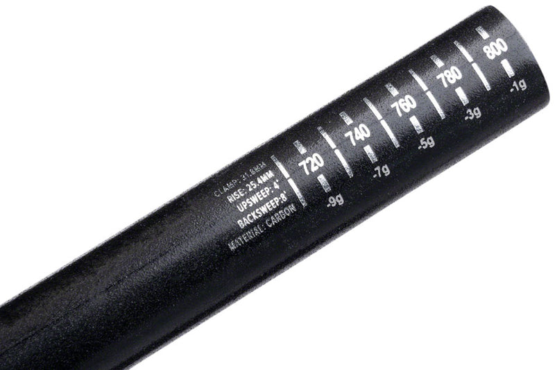 Load image into Gallery viewer, ProTaper C25 Handlebar - 810mm, 25mm Rise, 31.8mm, Carbon, Polish Black/Chrome